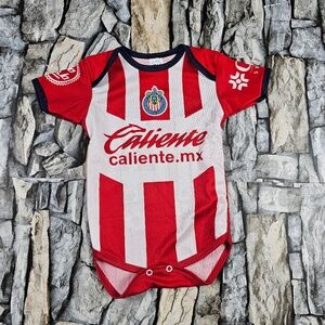 chivas Baby Jersey, chivas de Guadalajara pañalero  Soccer